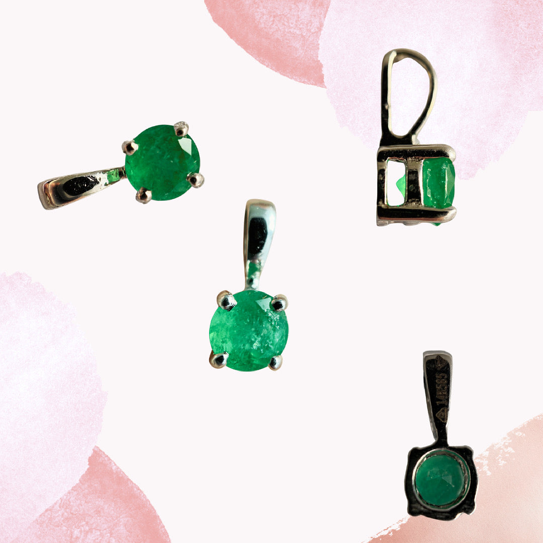 Classic gemstone pendant
