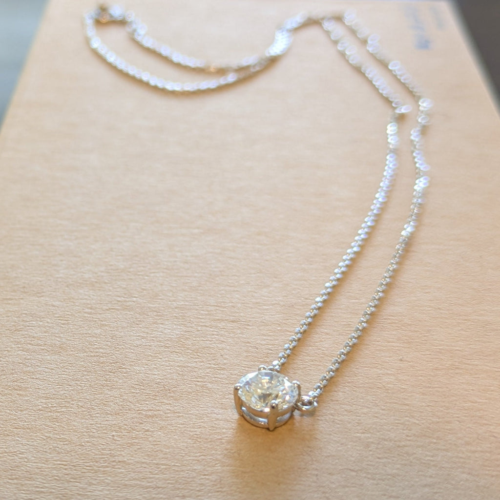 Solitaire Diamond Necklace