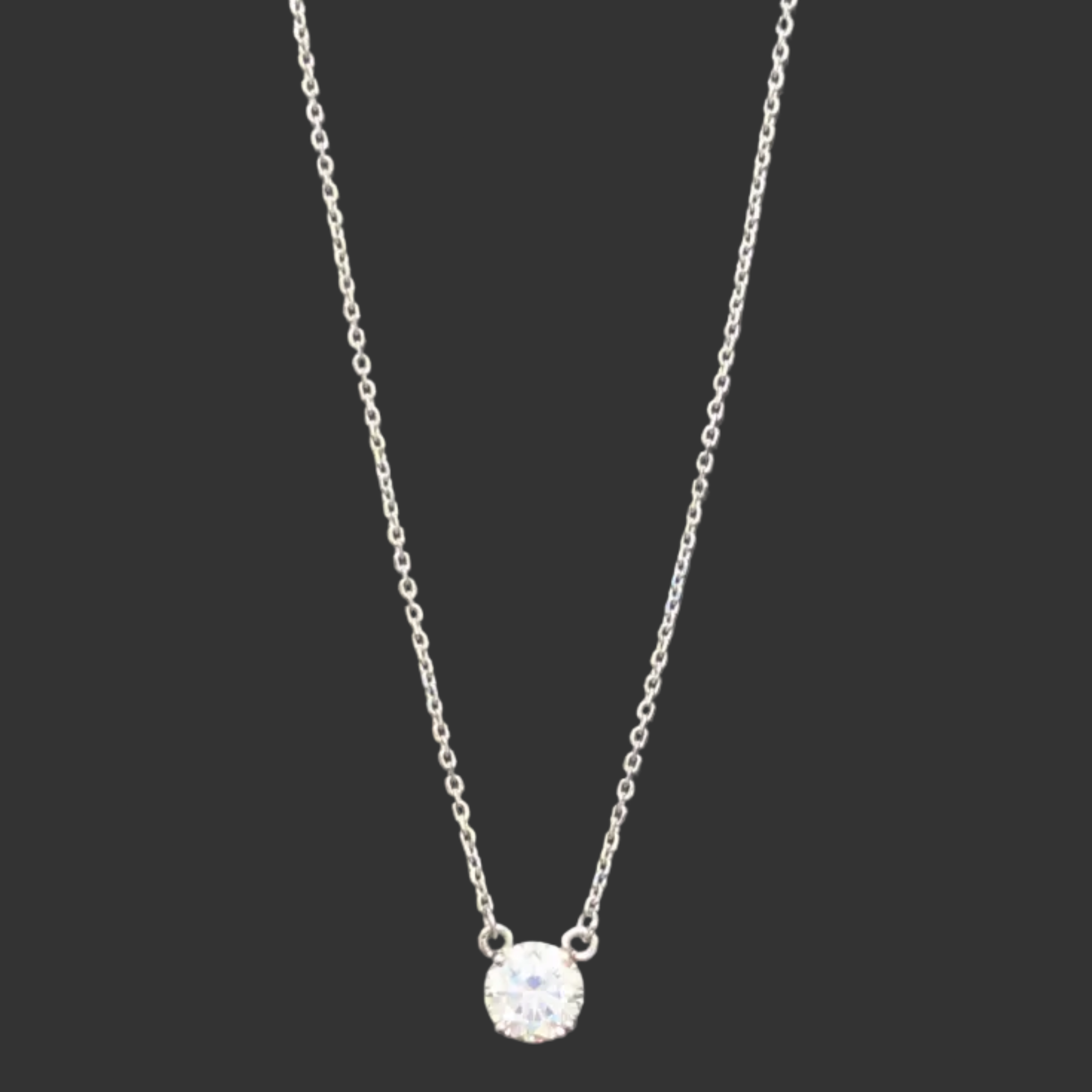Solitaire Diamond Necklace