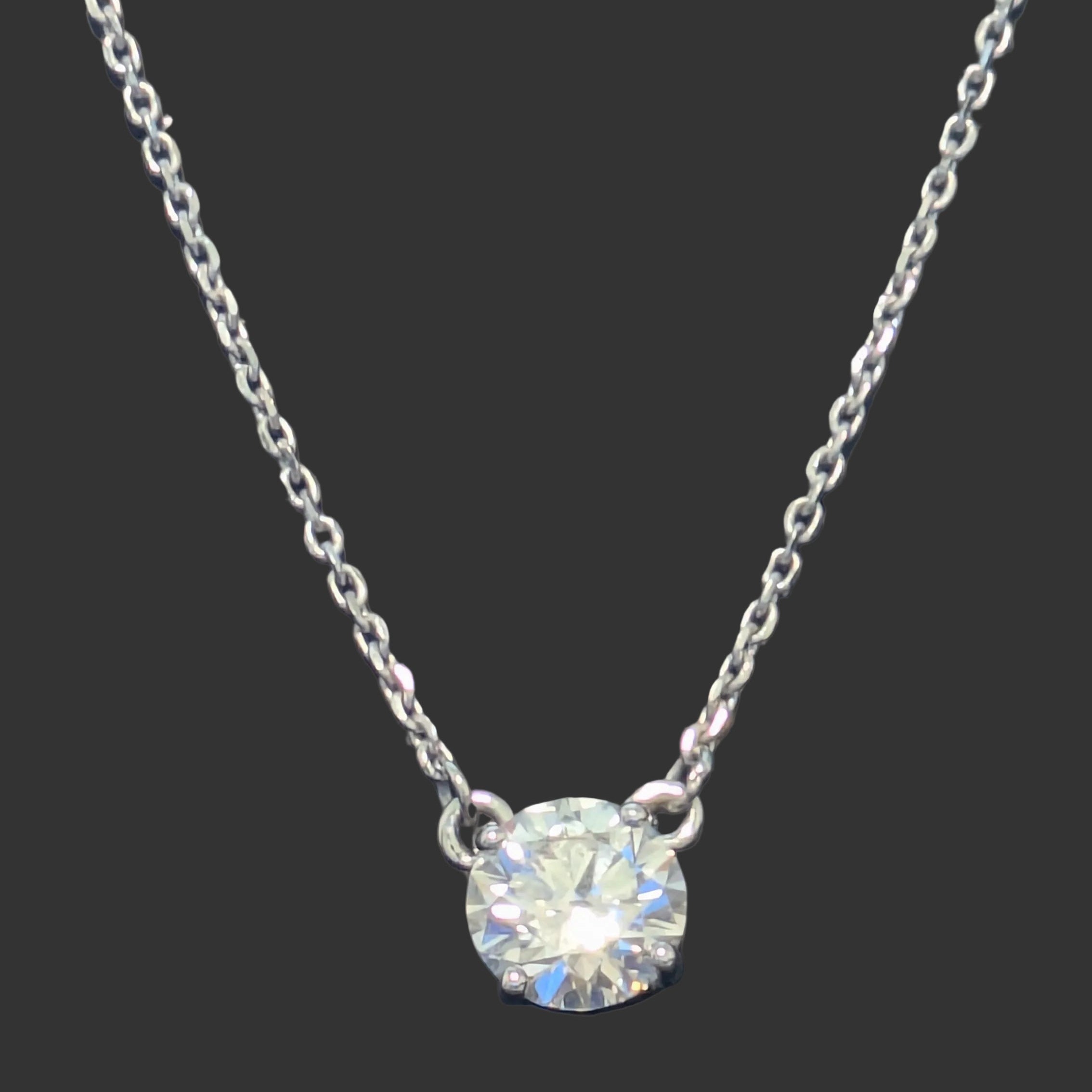 Solitaire Diamond Necklace