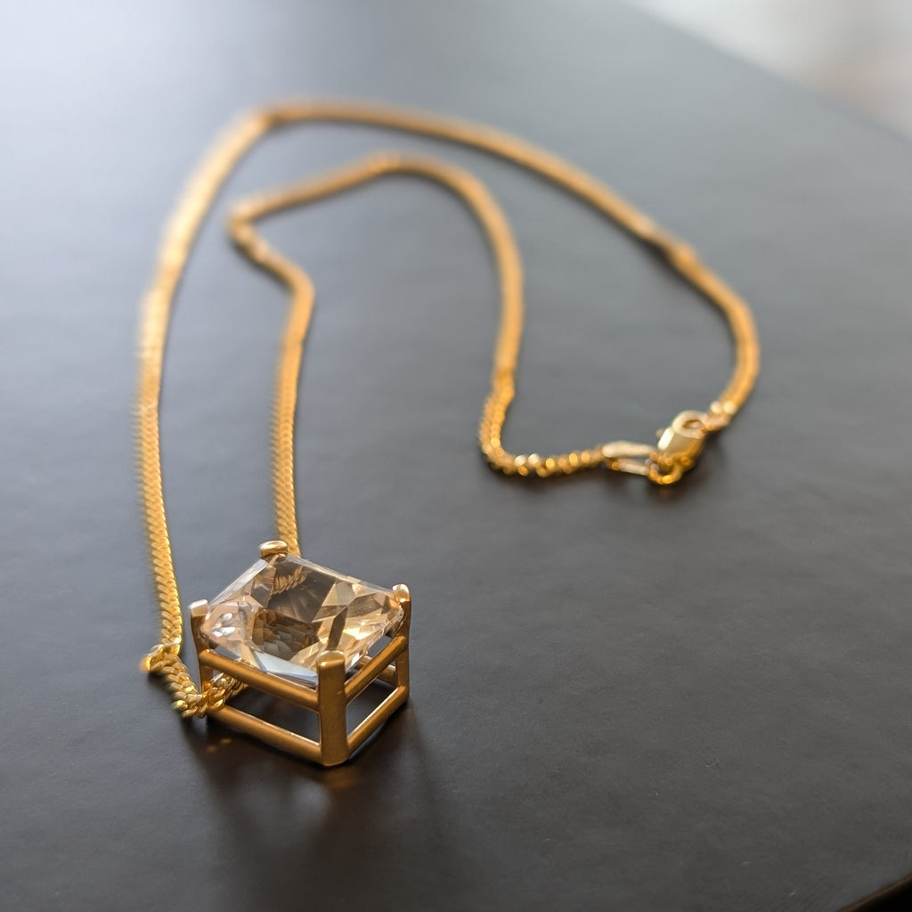 Rose Danburite Necklace