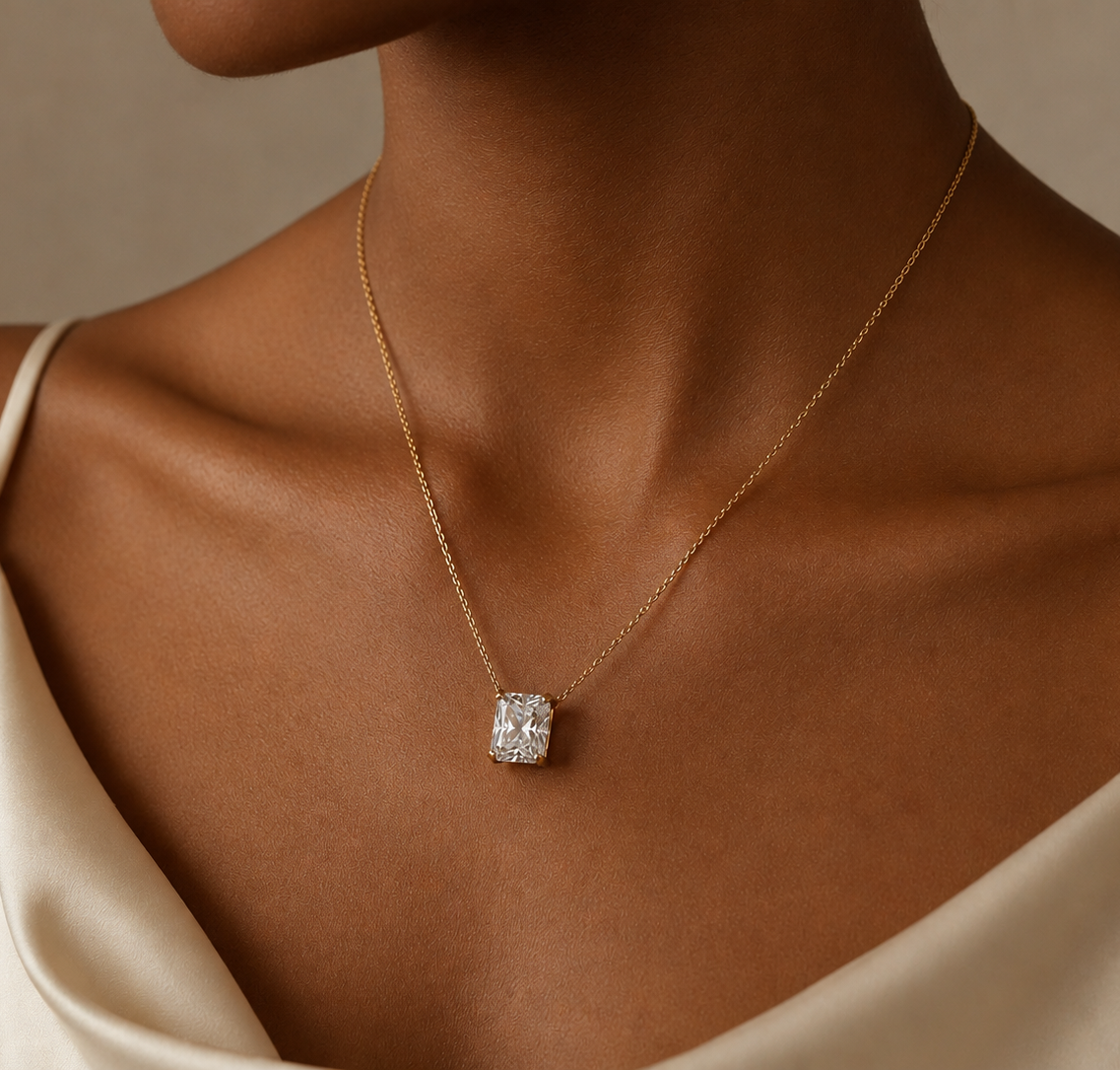 Rose Danburite Necklace