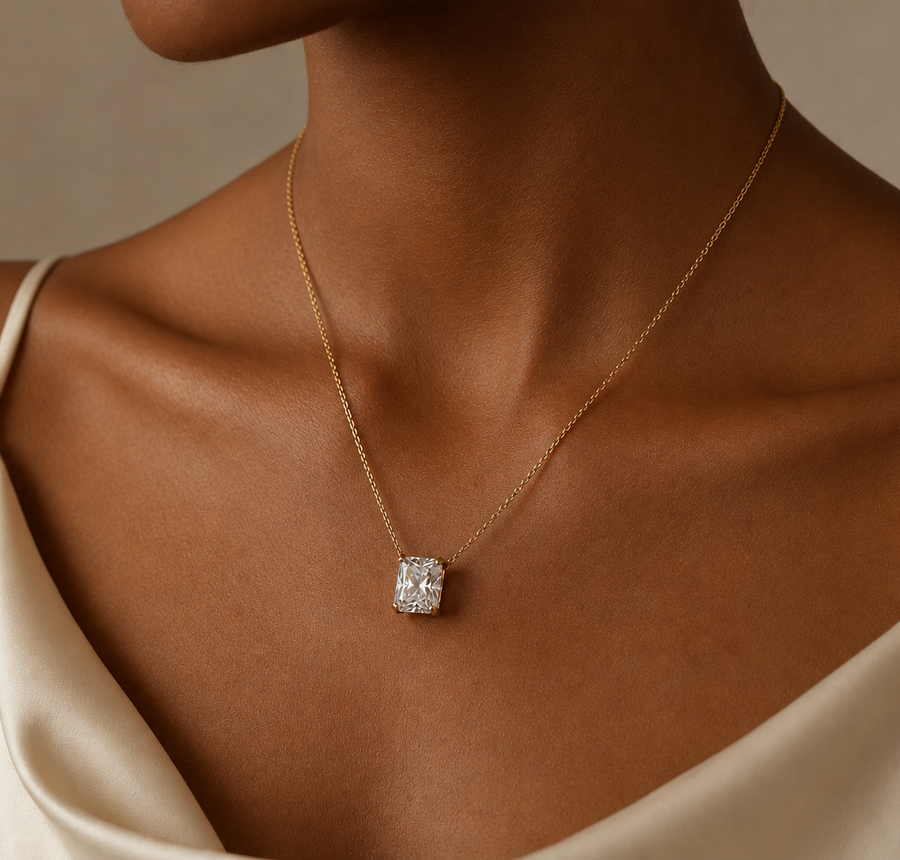 Rose Danburite Necklace