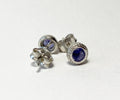 Silver Iolite Earrings